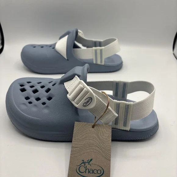 Chaco Chillos Clogs Blue Fog Women's Size 6 Slip-On Comfort Foam Sandals New - Picture 4 of 11